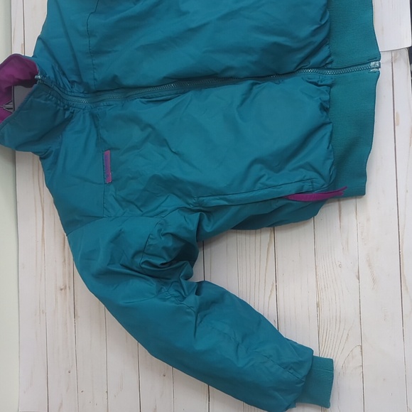 Columbia Vintage Women's Down Insulated Puffer Reversible 90s Jacket - Picture 3 of 8